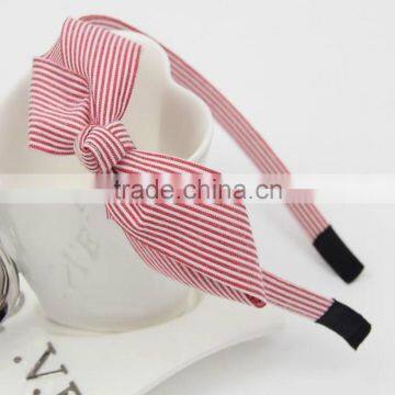 Hot Sale Stripe Knot Hairbands Oversized Bow photo-2