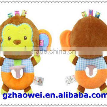 Lovely baby plush toys with pacifier
