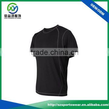Hot Sale 95%Cotton 5%Spandex Crew Neck Plain Men's T Shirt Wholesale China photo-4