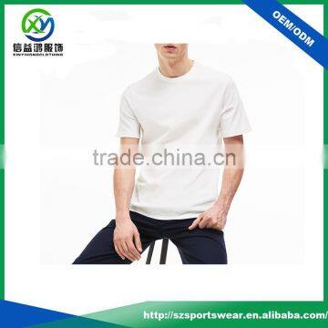 High Quality Custom White Color Skin-friendly Tshirt 100% Cotton, Gym Tshirt photo-2