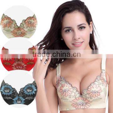 3/4 Cup Nylon Push-up Bra bra factory in china