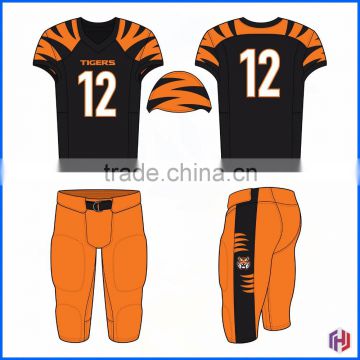 Black Sublimated Football Uniform