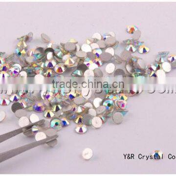 China Best Quality Flat Back Crystal Non Hot Fix AB Rhinestone photo-2
