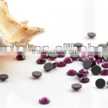 DMC Hot Fix Rhinestones Round Shape & Flatback & Glass Crystal Material in Light Amethyst photo-6