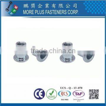 Taiwan Stainless Steel Tubular Rivet Hollow Tubular Rivets Din 7340 Tubular Rivets photo-2