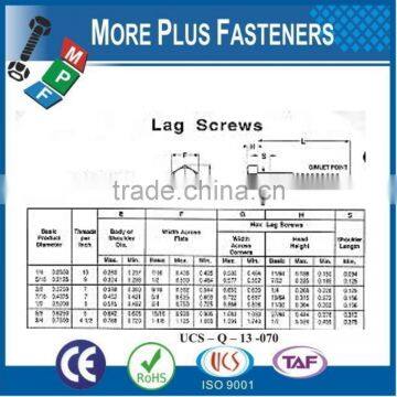 Made in Taiwan Lag Screw for Anchors photo-3
