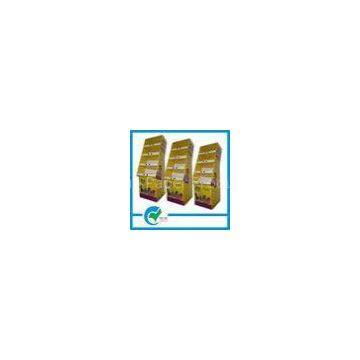 Kraft & Corrugated Cardboard Counter Display Box for toys, Varnishing / UV Coating