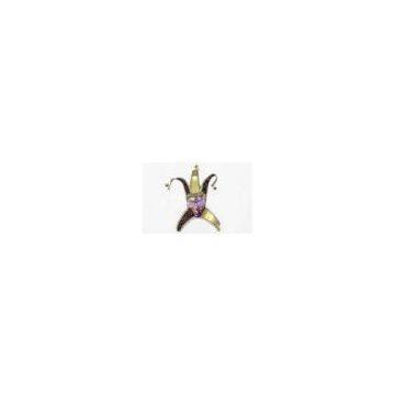 Purple Decorative Venetian Masks / Glitter Masquerade Masks 13
