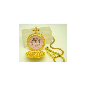 gold pocket watch and block watch for blinds,mechanical watches and quartz watches