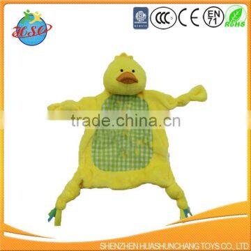 Factory supply plush duck cotton baby blanket comforter