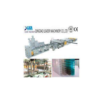 UV resistance PC hollow grid sheet extrusion line