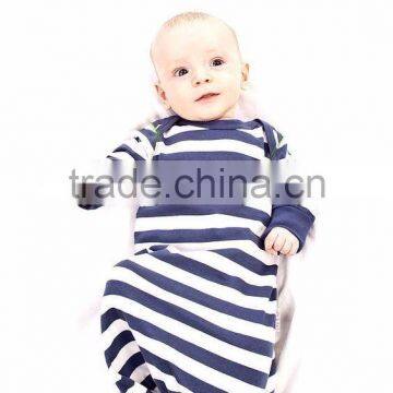 100% Cotton baby unisex newborn long sleeve sleep gown