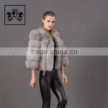 High quality vest sleeveless fox fur coat winter woman clothes