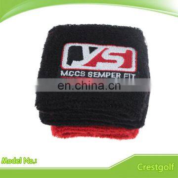 Athletic Cotton Terry Cloth Wristband for Sports