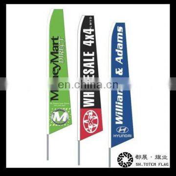 Custom Swooper Flags For Car Dealer Promotion
