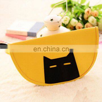 Yellow Color Wholesale Smile Design PU Promotional Mouse Mat