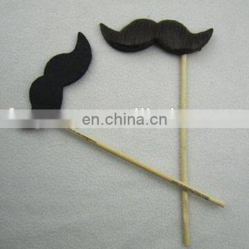 MUS-0405 Party fake moustache with stick