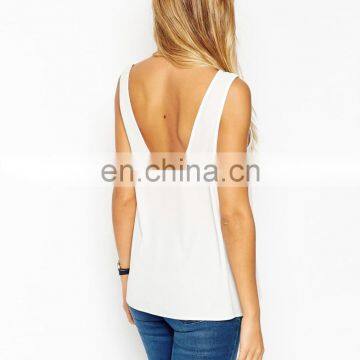 2016 Latest Women Sexy White Tank Top photo-2