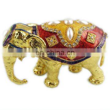 Crystal Elephant Shaped Trinket Jewlery Box Christmas Gifts for Women