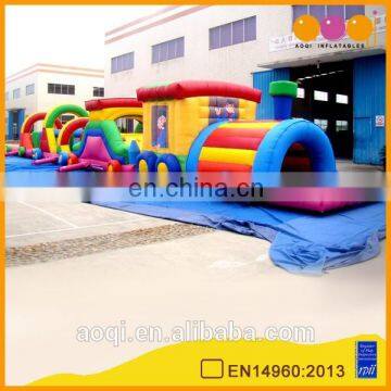 newest inflatable train tunnel inflatable toys and games for sale