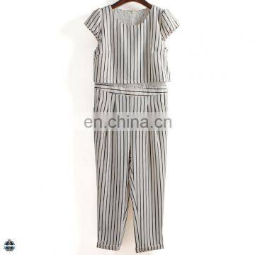 T-JP008 2016 Wholesale Hot Sale Short Sleeve Women Summer Jumpsuits