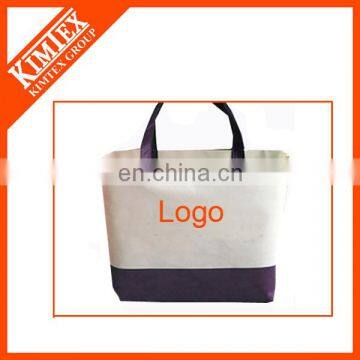 Designer cheap cotton shopping bag with logos