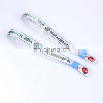Custom Fabric Wristbands With Disposable Fastener for Event photo-2