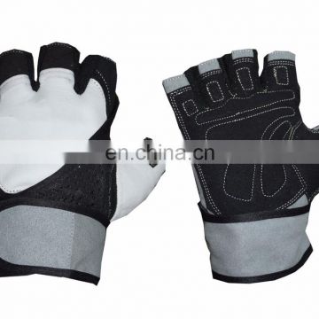 Gel-Weight-lifting-body-building-gloves-Gym-Straps-Bar-Leather-Grip