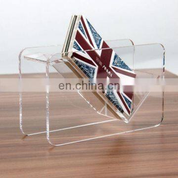 Clear acrylic bookcase,desktop bookcase,clear plastic bookcase