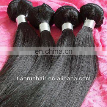 Easy Hairstyles For Natural Brazilian Silky Straight Wave Remy Human Hair Weft Pieces Virgin Filipino Hair