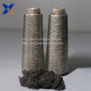Silver Plated Conductive Nylon Fiber Blended With Cotton Anti-Static Ring Spun Yarn for Anti Bacteria&ESD Socks /fabrics-XT11855 photo-4