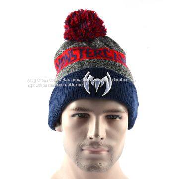 Knitted Hat, Bronx Hat, Beanie, Acrylic Knitted Hat With Cuff photo-2