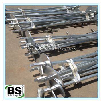 Hot Dip Galvanized Square Helical Ground Screw Pile photo-3