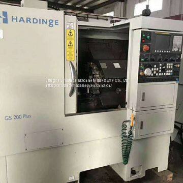 Hardinge GS 200plus CNC slant lathe