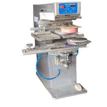 Two Colors Plastic Plate Pad Printing Machine