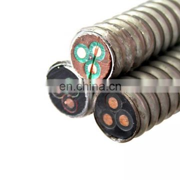 3x13mm2 EPR insulated and sheathed, galvanized steel tape interlocked armoring, cable for submersible oil pump(ESP) cable