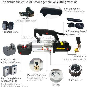 Lightiron cutter machineRC-25for construction project