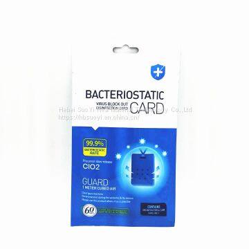 60 days virus blocker virus shut out chlorine dioxide clo2 portable air doctor card