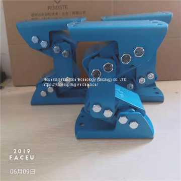 Elastic Vibration Support Blue & Galvanized Color Material Rubber Rubber photo-3