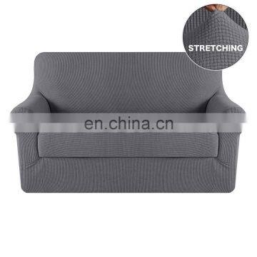 Wholesale Sofa Cover Set Hotel Bedroom High Elastic Spandex Grey Sofa Protector Cover