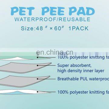Amazon Supplier SGS Waterproof Washable Diaper Pet Pad for Training Puppy photo-5