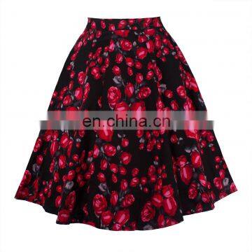 2020 New Arrivals Women Solid Color A-Line Skirts Ladies Casual Skirts Women Casual Dress photo-6