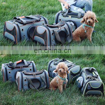Airline Approved Pet Bag Carrier Clear PVC Window Outdoor Dog Bag