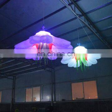 Stage Decoration LED Inflatables Ceiling Hanging Inflatable Lighting Jellyfish Balloon for Night Show photo-5