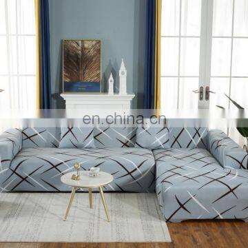 Wholesale 2020 Hot Sale 1 2 3 4 Seater L Shape Soft Elastic High Stretch Sofa Slipcover Machine Washable Sofa Covers photo-3