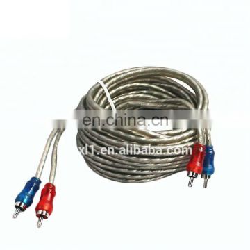 Braid Shielded Car Audio RCA Cable