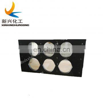 2020black color UHMWPE spacer, HDPE cable support Block, UHMWPE pipe support for  water pipe network system