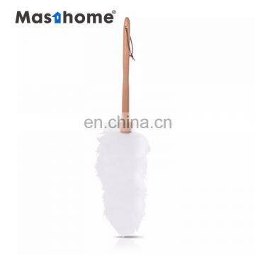 Masthome Wholesale Long Bamboo Handle Soft Microfiber Soft feather Flexible Duster