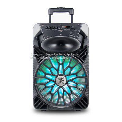 Privated Moulded Portable Trolley Speaker 12'' BK-129 photo-2
