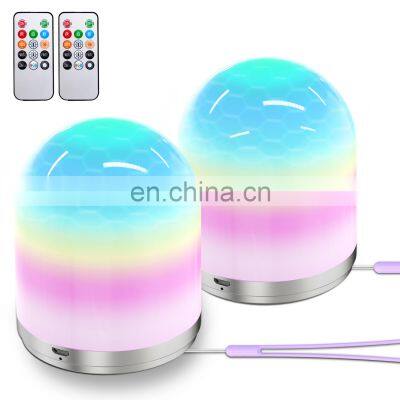 2020 amazon USB rechargeable remote control muti-colors changed home decoration night light led for baby feeding kids